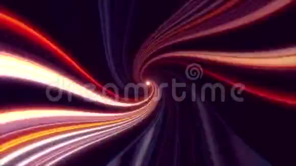 彩色抽象涡旋经线运动图形背景视频的预览图