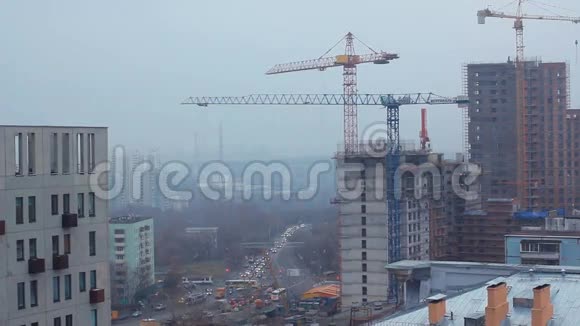 吊车及建筑施工视频的预览图