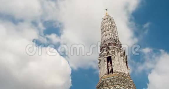 曼谷神庙塔时间推移视频的预览图