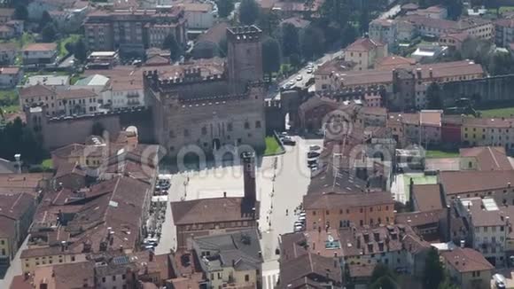 意大利维琴察马斯蒂亚从上堡到下城的景观视频的预览图