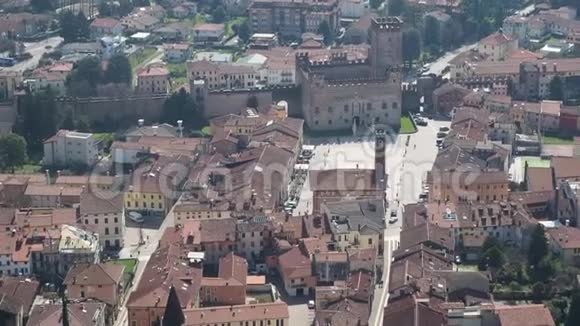 意大利维琴察马斯蒂亚从上堡到下城的景观视频的预览图