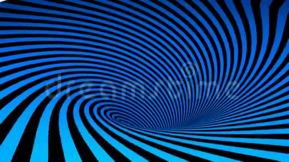 蓝色和黑色螺旋背景3D渲染视频视频的预览图