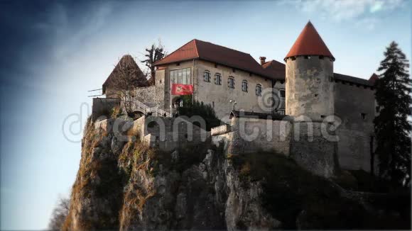 斯洛文尼亚布莱德山上的城堡视频的预览图