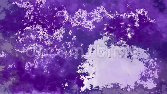 动画彩色彩色彩色彩色彩色深紫淡紫色紫丁香视频的预览图