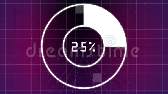 从0到100在圆圈下载sizzle平方落在紫色ba的网格上视频的预览图