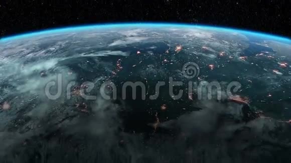 现代卫星是地球轨道视频的预览图