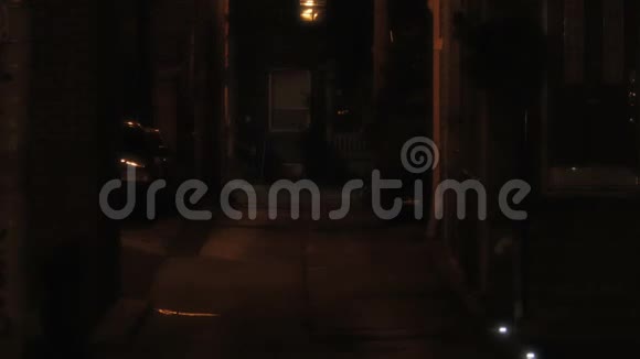 一条黑暗的小巷视频的预览图