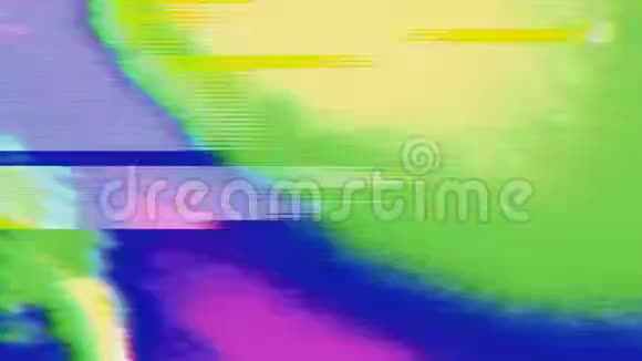 混合色彩的时髦动态网络朋克闪闪发光的背景视频的预览图