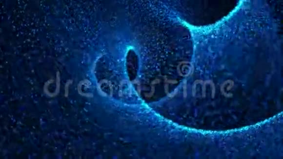 蓝色螺旋视频的预览图