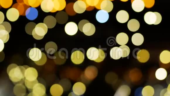 城市灯光照明波克灯光背景视频的预览图