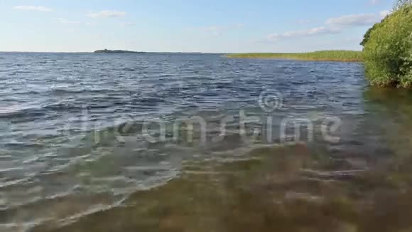 大湖夏日风景视频的预览图