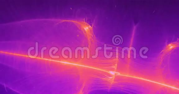 橙色和紫色的颗粒视频的预览图