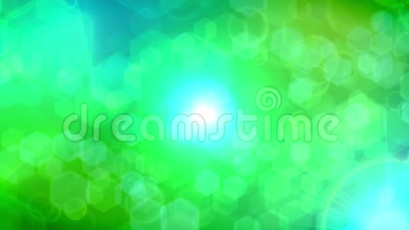 绿色夏叶背景现代几何插图CG叶纸屑动画视频的预览图