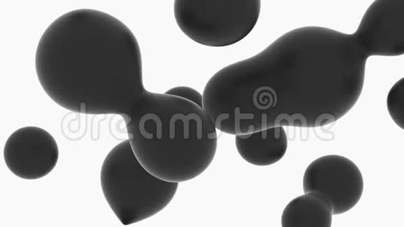 黑白液体梯度抽象极简形式组合视频的预览图