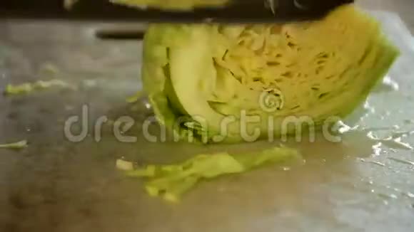 卷心菜蔬菜分裂视频的预览图