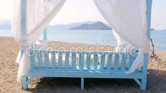 Fethiye火鸡雄伟的夏季旅游目的地华丽的海滩海景视频的预览图