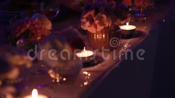 婚礼装饰烛光视频的预览图