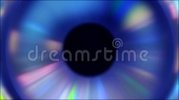 闪烁的球灯模糊的霓虹灯运动视频的预览图