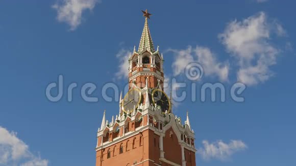 俄罗斯莫斯科2016年8月13日莫斯科克里姆林宫塔视频的预览图