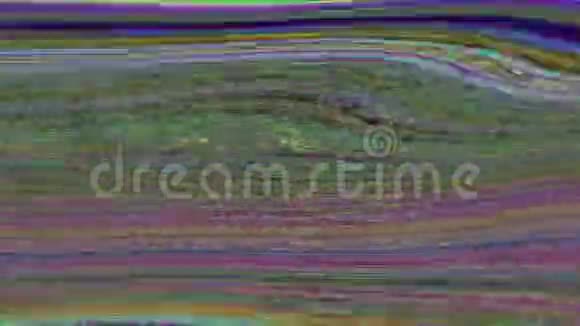 变形数据故障霓虹科幻90年代背景视频的预览图