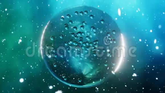 水晶泡球反射星环视频的预览图