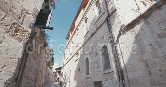 耶路撒冷老城的ViaDolorosa视频的预览图