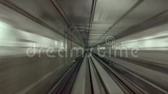 动列车钢轨透视变焦模糊视频的预览图