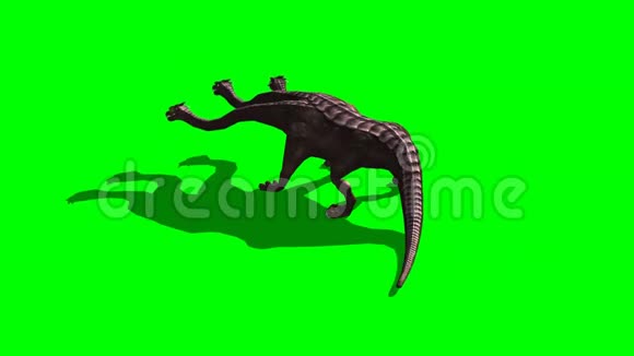九头蛇咆哮绿色屏幕视频的预览图