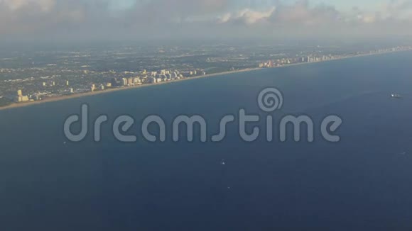 夏日迈阿密海滩平原海景4k佛罗里达美国视频的预览图