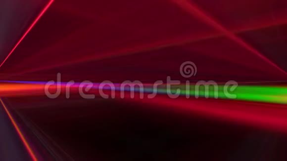 欢乐光线迪斯科派对霓虹灯粉红色发光光束视频的预览图