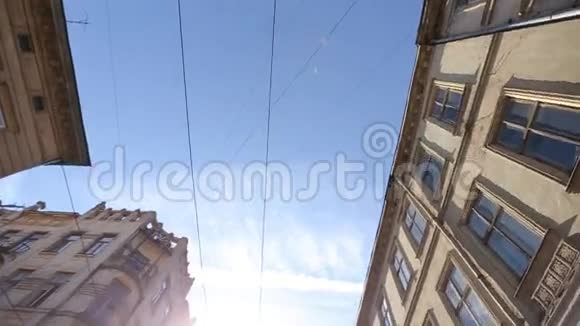利沃夫老建筑近了视频的预览图