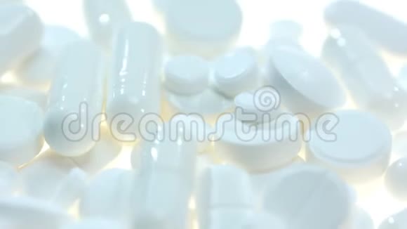 药品医用药丸和胶囊医疗保健视频的预览图