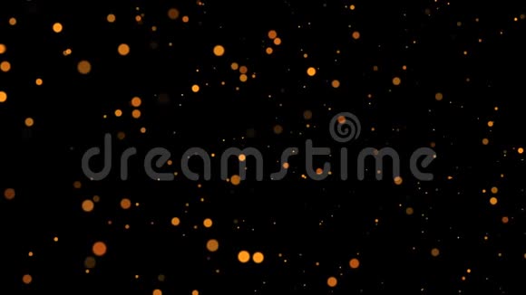 颗粒粉尘背景无缝环背景假日背景4k视频的预览图