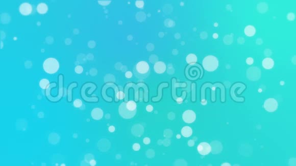 蓝色绿松石绿波基灯动画背景视频的预览图