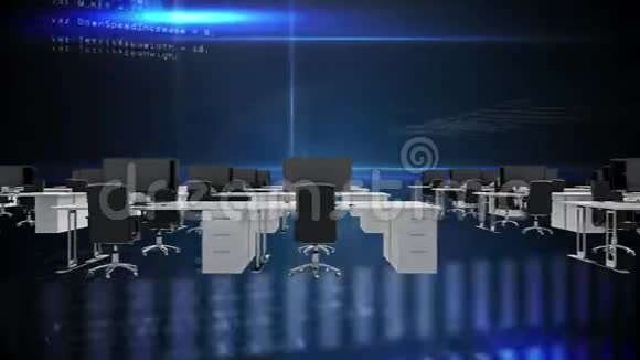 办公室内部计算机编程代码的数字组合视频的预览图