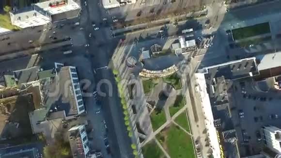 城市景观从上面视频的预览图