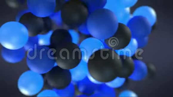 蓝色和黑色弹幕结束在订阅标志视频标题屏幕的动画视频的预览图