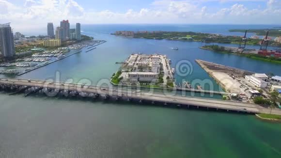 惊人的空中旅行迈阿密海滩视频的预览图