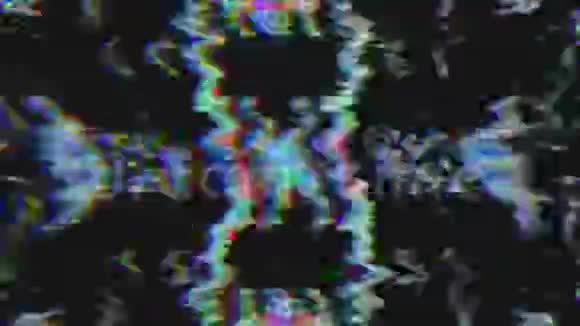 催眠坏电视模仿灯泄漏闪烁的背景视频的预览图