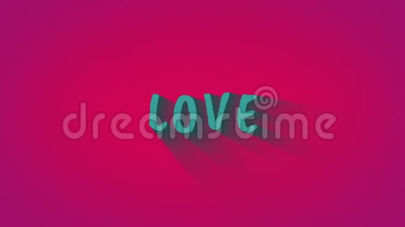 动画弹跳字母爱情视频的预览图