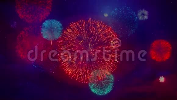 2023年新年快乐祝彩胎爆炸颗粒文字视频的预览图