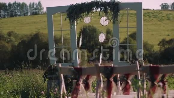装饰的婚礼拱门俄罗斯风格视频的预览图