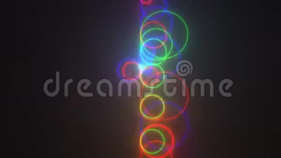 彩色VJ镜头背景纹理圆圈视频的预览图