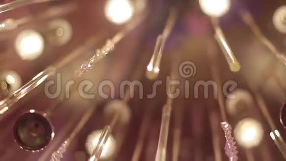 闪烁圣诞灯的视频背景视频的预览图