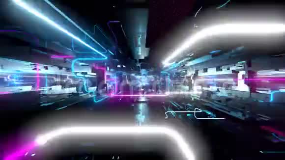 VJ高科技空间视频的预览图
