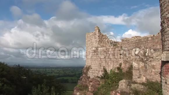 英国柴郡贝斯顿城堡城墙视频的预览图