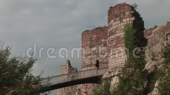 英格兰柴郡的贝斯顿城堡城墙视频的预览图