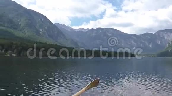 博欣湖划船斯洛文尼亚120945视频的预览图
