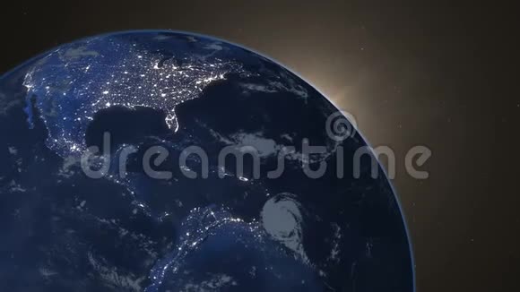 从太空俯瞰地球视频的预览图
