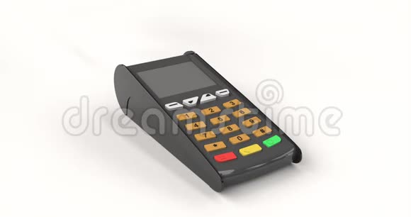 付款终端模拟金信用卡支付网上交易信用卡支付的黄金pos终端视频的预览图